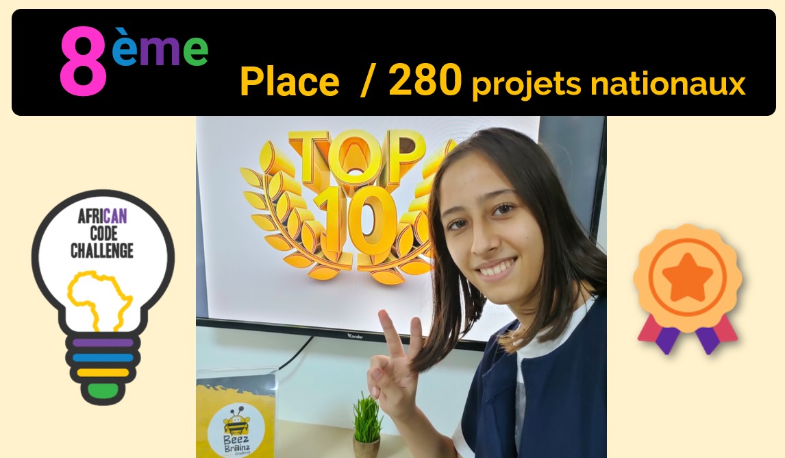 8ème Place Nationale (African Code Challenge 2021)